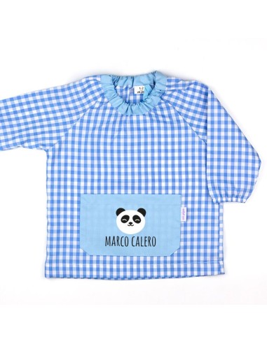 Babi Bolsillo Panda Azul personalizado