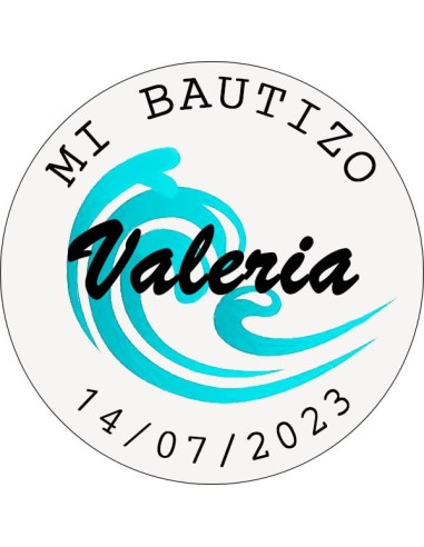 Etiqueta Bautizo